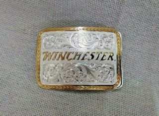 Montana Silversmiths Winchester Belt Buckle 2