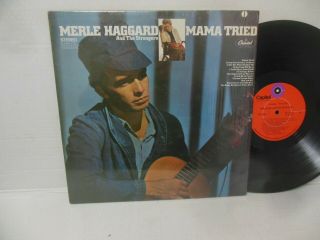 Merle Haggard & The Strangers Nr 197? Vinyl Lp Mama Tried Rare Orang Target