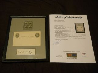 William Mckinley Signed Cut Signature With Psa/dna Loa 25th President Auto
