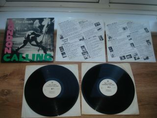 The Clash London Calling 1st Press A1/b1/a2/b2 Ex/ex/ex Plays Ex 1979 Uk 2 Lp