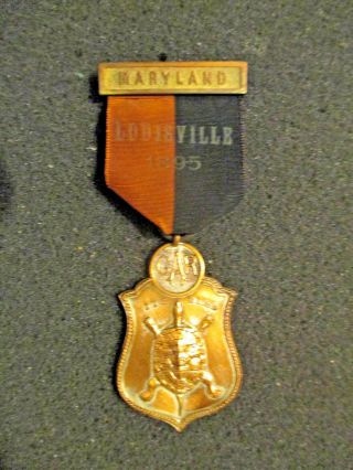 Grand Army Of The Republic Gar Medal Louisville,  Ky 1895 " Our Bird " / Maryland