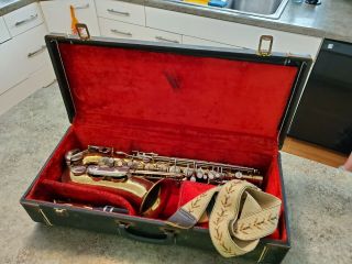 Vintage Bundy Special H&a Selmer Alto Sax Saxophone Germany W Case