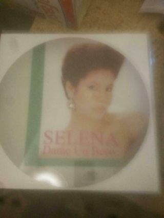 Selena Quintanilla Y Los Dinos " Dame Un Beso 12 " Picture Disc Single Test Pressi
