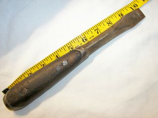 Antique Vintage Tobrin Old Tool Perfect Handle Type Screwdriver Heavy 10 1/2