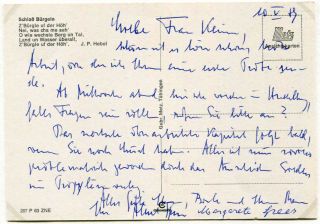 Albert Speer ARCHITECT autograph,  handwritten note signed & mounted 2