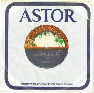 Kiss - Rock And Roll All Nite / Getaway - Rare 7 " Vinyl Record - 1975 Australian