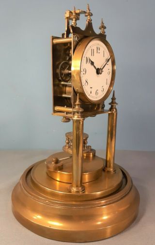 Antique Gustav Becker 400 Day Anniversary Torsion Clock