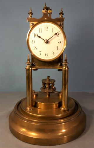 Antique Gustav Becker 400 Day Anniversary Torsion Clock 2