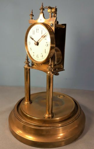 Antique Gustav Becker 400 Day Anniversary Torsion Clock 3