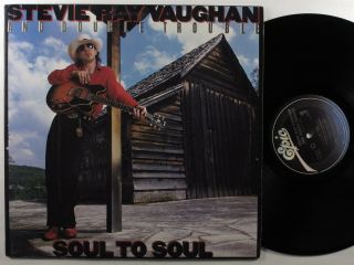 Stevie Ray Vaughan & Double Trouble Soul To Soul Epic Lp Vg,