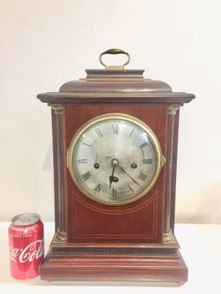 Antique Regency German Bracket Clock With 5 Gongs C1900