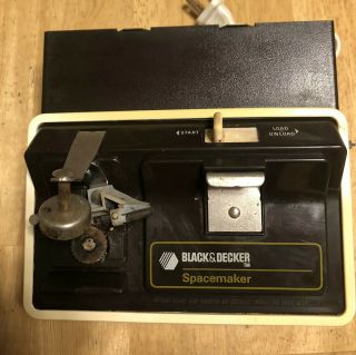 Vintage Black & Decker Ec60cad Spacemaker Under Cabinet Can Opener Bottle Opener