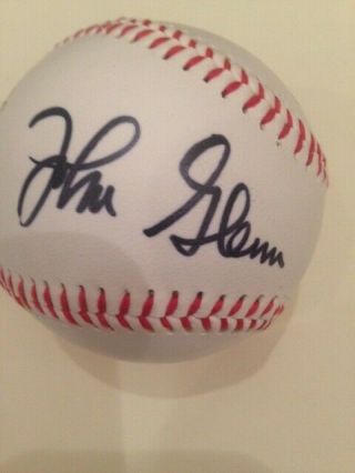 John Glenn Mercury 7 Astronaut And Senator Signed Baseball With Full Jsa Loa