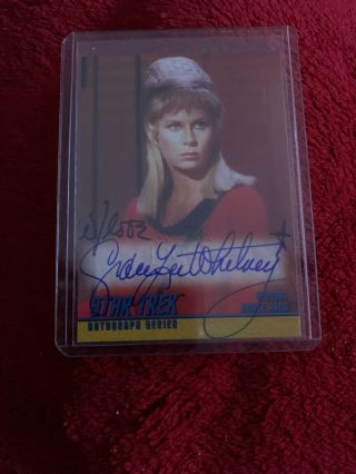 Star Trek Tos - Autograph Card A5 Grace Lee Whitney As Janice