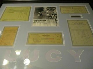 Authentic Documents From The Estate Of Lucille Ball With Lucy 