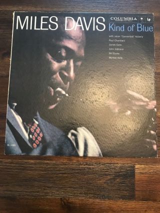 Miles Davis Kind Of Blue 6 Eye 1355 Vinyl Lp Record