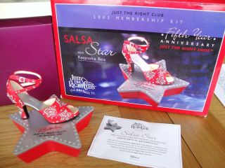 Just The Right Shoe - Salsa Star,  5th Year Anniversary Membership Pack,  Signed