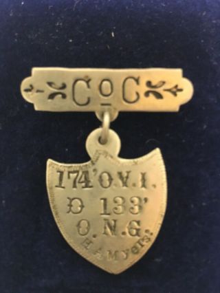 Post Civil War Identification Badge