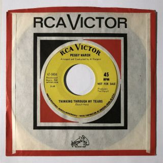 Peggy March If You Loved Me / Thinking Rca Northern Soul Promo Nm 45 Hear