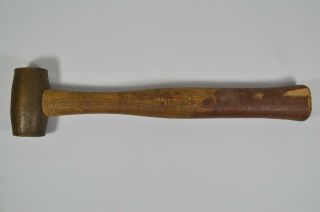 Vintage Temco 1.  5 Lb Non - Sparking Copper Brass Hammer Machinist Gunsmith