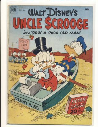 Four Color 386 Uncle Scrooge (1) By Carl Barks Poor Cond.  Centerfold Missing
