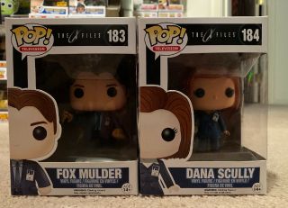 Funko Pop : The X Files : Fox Mulder & Dana Scully Vaulted Set