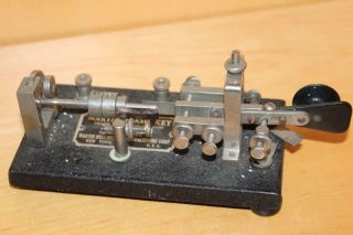 Vintage Telegraph Signal Key Keyer Bug Morse Code Martin Flash