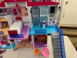 Barbie Doll DPX21 Hello Dreamhouse With WiFi Voice Activated small parts missing 2