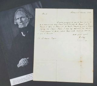 Henry Clay - Autograph Letter Signed