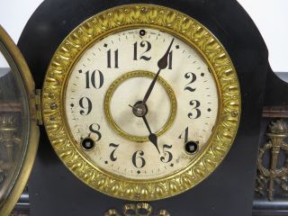 Antique Seth Thomas Fargo Model 1897 No.  102a Adamantine Mantle Clock 2