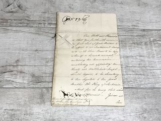 King George Iii Signed Letter 1807,  Fully Authenticated By Three Sources,  Psa/dn
