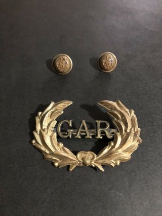 Gar Grand Army Of The Republic Us Civil War Veterans Pin And Buttons