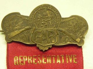 GAR Representative Medal 48th Encampment ROCHESTER NY 1914 Samuel Pierce 2