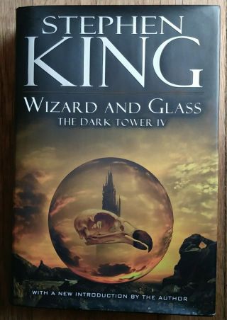 Stephen King " Autographed Hand Signed " Wizard And Glass The Dark Tower 4 Book