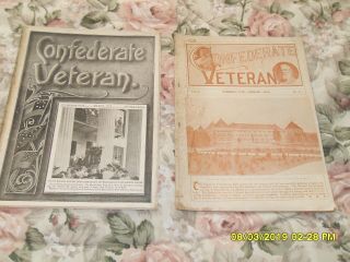 2 Confederate Veteran Magazines Feburary,  1898 & March,  1911 Issues