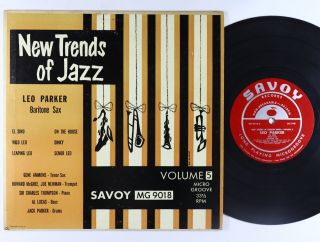 Leo Parker - Trends Of Jazz Vol.  5 10 " - Savoy - Mg - 9018 Mono Dg Vg,