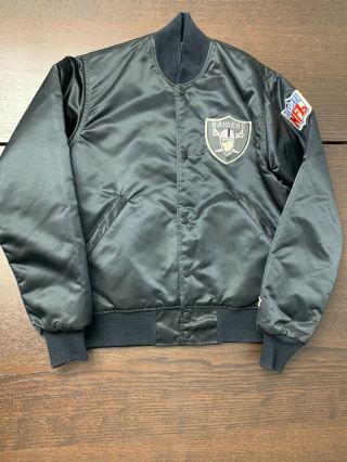 Los Angeles Raiders Starter Satin Jacket Size S Eazy E Vintage Oakland