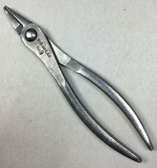 Rare Vintage K - D Mfg.  Co.  No.  9 Mini Ignition Pliers Made In Usa Nice Tool