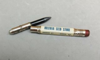 Bullet Pencil Hileman Seed Anna Illinois Funks G Hybrid Advertising Farm Vintage