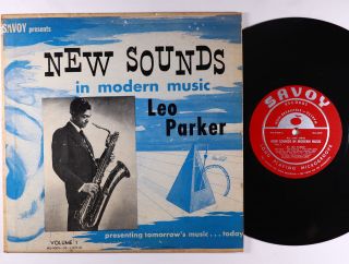 Leo Parker - Sounds In Modern Music 10 " - Savoy - Mg - 9009 Mono Dg