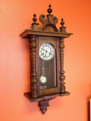 Antique Junghans Vienna Regulator R=a Wall Clock