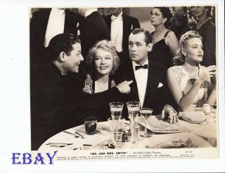 Betty Compson Robert Montgomery Vintage Photo Mr And Mrs Smith