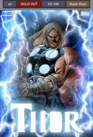 Topps Marvel Collect Digital Ultimate Thorsday - Wave 1 - Week 1 /536