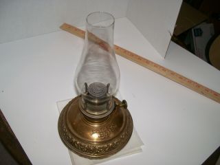 Bradley Hubbard oil lamp Antique 