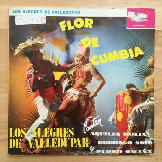 Los Alegres De Valledupar - Flor De Cumbia - Rare Colombia Latin Cumbia Lp