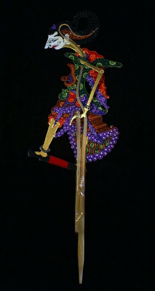 Indonesian Wayang Kulit Kamajaya Kamaratih,  Shadow Puppets,  Ramayana,  Handmade 2