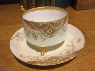 Phenomenal Antique Porcelain Cup And Saucer 18th Century - Sumptuous
