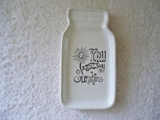 Vintage " You Are My Sunshine " Ceramic Soap Dish " Collectible Item "