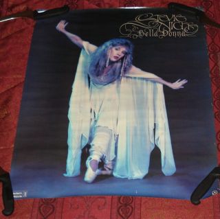 Vintage 1980 Stevie Nicks Bella Donna Poster (fleetwood Mac)