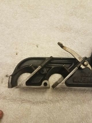 Vintage Antique STANLEY Rabbet Plane No 78 With Blade/Cutter USA Made 3